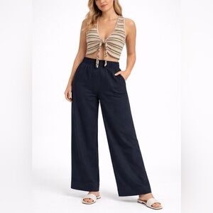 Everlane The Easy Pant Black Wide-Leg Size 2